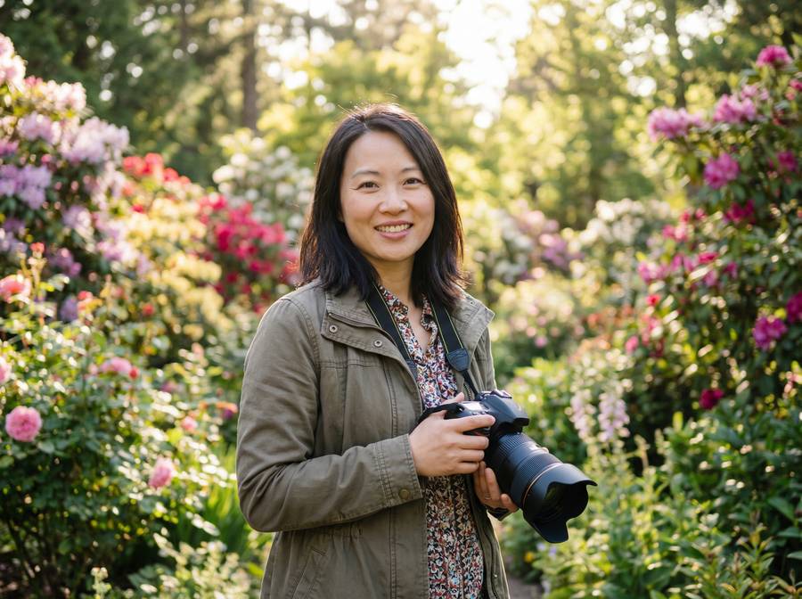 黑料植物摄影师苏雨晴 - 首席植物摄影师